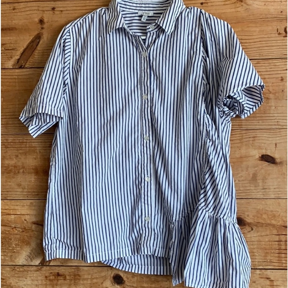 Clu striped asymmetrical top size M